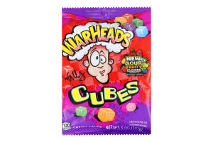 Конфеты жевательные с фруктовыми вкусами Cubes Warheads м/у 141г