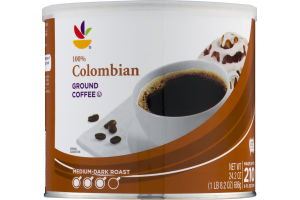 Ahold 100% Colombian Ground Coffee Medium-Dark Roast