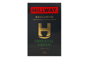 Чай зелений байховий листовий Oriental Green Hillway к/у 100г