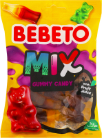 Конфеты жевательные Микс Bebeto м/у 80г