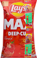 Чипси картопляні Сальса Deep-cut Max Lay's м/у 95г