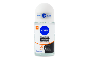 Антиперспірант Чорне та біле невидимий Ultimate impact Nivea 50мл