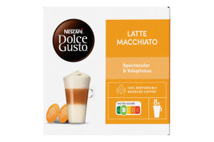 Напиток кофейный Латте макьято Dolce Gusto Nescafe к/у 183.2г