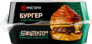 Бургер з біфштексом та соусом Хабанеро 240г М'ясторія