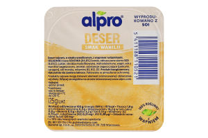 Десерт соєвий з ванільним смаком Alpro ст 125г