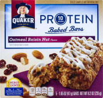 Quaker Protein Baked Bars Oatmeal Raisin Nut Flavor - 5 CT