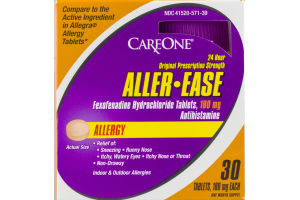CareOne Aller-Ease Fexofenadine Hydrochloride Tablets