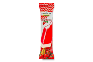 Морозиво вершкове у соковому покритті +Полуниця Хрещатик м/у 70г