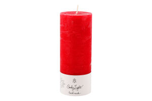 Свічка червона №С06*15/1-3.0 Циліндр Candy Light 1шт