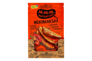 Приправа до картоплі та овочів з копченою паприкою та кмином Мексиканська Pripravka д/п 25г
