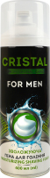 Пена для бритья увлажняющая для чувствительной кожи For men Cristal 400мл