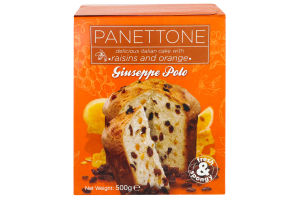Кекс с изюмом и апельсином Panettone Giuseppe Рolo к/у 500г