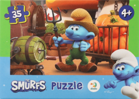 Пазл-міні The Smurfs Фермер з гарбузами 35елементів DoDo