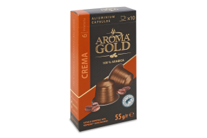 Кава мелена Aroma Gold Crema в капсулах