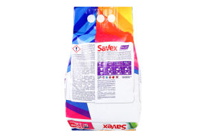 Засіб мийний порошкоподібний для автоматичного прання Color Premium Savex 3.45кг