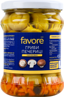 Гриби Favore печериці мариновані пастеризовані