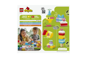Конструктор для дітей від 1.5року №10479 My first colourful creative box Duplo Lego 80ел