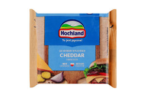 Сыр плавленый 36% ломтики с Чеддером Hochland м/у 130г
