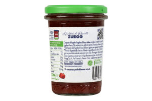 Джем Zuegg полуничний 100% з фруктів