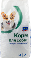Корм сухий повнораціонний для дорослих собак з птицею та овочами aro м/у 3кг