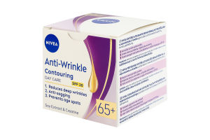 Крем против морщин дневной + контуринг с экстрактом сои и креатином SPF 30 65+ Nivea 50мл