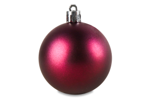 Прикраса ялинкова Куля пластикова 6см асорт 952074