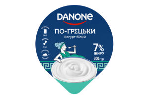 Йогурт 7% По-грецьки Danone ст 300г