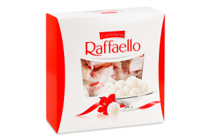 Конфеты хрустящие в кокосовой стружке с целым миндальным орехом Raffaello к/у 260г