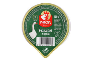 Паштет з гусячим м'ясом Profi ст 130г