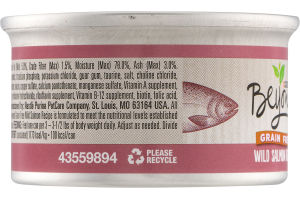 Purina Beyond Natural Cat Food Wild Salmon Recipe Pate