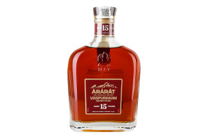 Бренді 0.5л 40% вірменський марочний 15YO Vaspurakan Ararat к/у
