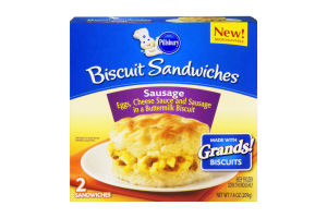 Pillsbury Sausage, Egg and Cheese Biscuit Sandwiches