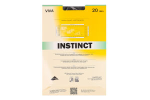 Колготки жіночі Instinct Viva 20den 3 nero