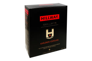 Чай черный байховый мелкий Golden Ceylon Exclusive Hillway в/с к/у 100х2г