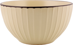 Салатник Penelope бежевий кераміка 15,5см Nava