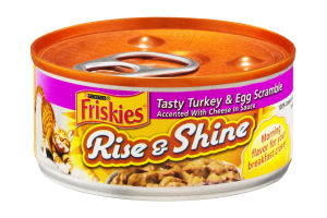 Purina Friskies Rise & Shine Cat Food Tasty Turkey & Egg Scramble