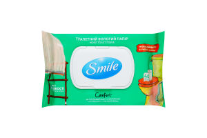Папір туалетний вологий Comfort Smile 40шт