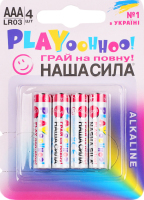 Батарейки Наша сила Play LR03