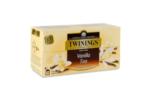 Чай чорний з ароматом ванілі Twinings к/у 25x2г