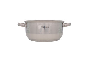 Каструля Gourmet Aosтa 2,7л нержавіюча сталь з скляною кришкою Ardesтo