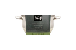 Каструля 3,4л з скляною кришкою 20см 26-238-125 Krauff