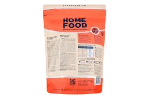 Корм сухий для активних дорослих котів Курочка та креветка Home Food д/п 1.6кг