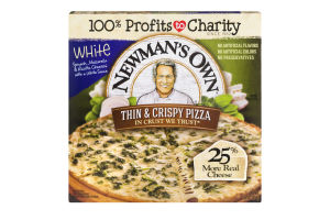 Newman's Own Thin & Crispy Pizza White