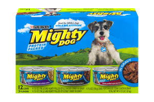 Purina Might Dog Protein Packed Dog Food Variety Pack - 12 PK