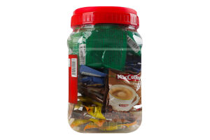 Напиток кофейный растворимый 4 аромата 3в1 Mix ассорти MacCoffee п/б 48х18г