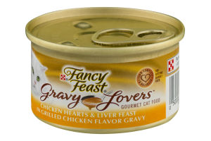 Fancy Feast Gravy Lovers Chicken Hearts & Liver Feast Gourmet Cat Food