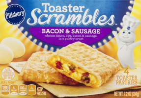 Pillsbury Toaster Scrambles Toaster Pastries Bacon & Sausage