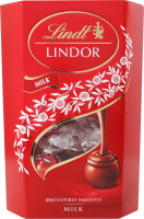 Конфеты из молочного шоколада с начинкой Lindor Lindt к/у 137г