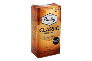 Кава натуральна смажена мелена Classic Paulig в/у 250г