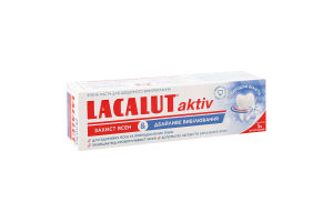 Паста зубная Защита десен&Бережное отбеливание Aktiv Lacalut 75мл